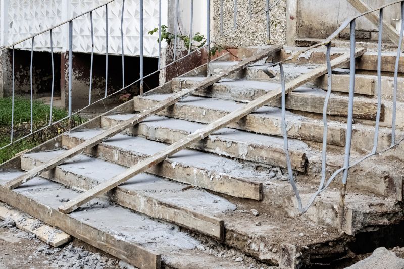 Wood Stair Railing Repair in Kansas City, KS